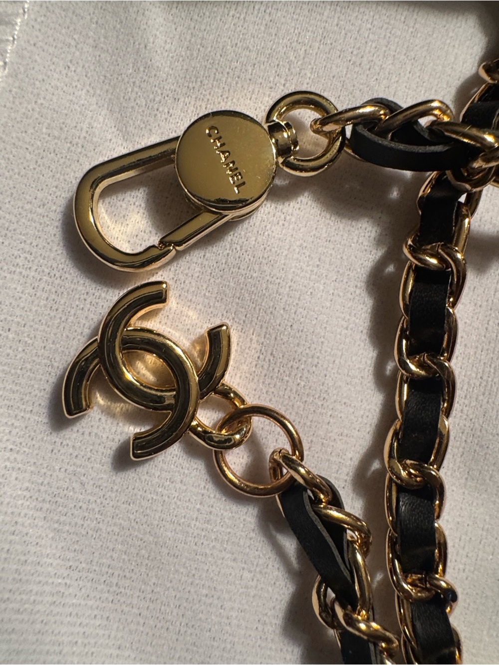 CHANEL Black Quilted Lambskin Shoulder Bag with Gold Hardware - Picture 3 of 5
